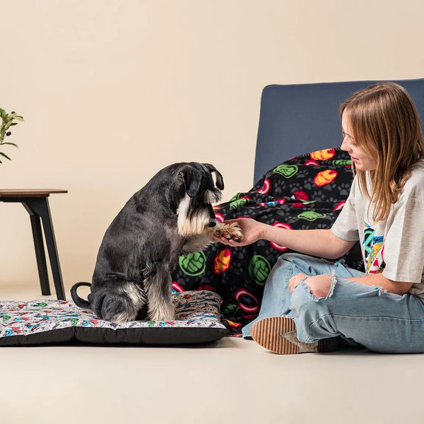 Lit tapis pour chien - Marvel Superheroes
