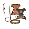 Confezione di pettorina, collare e guinzaglio reversibili - Harry Potter