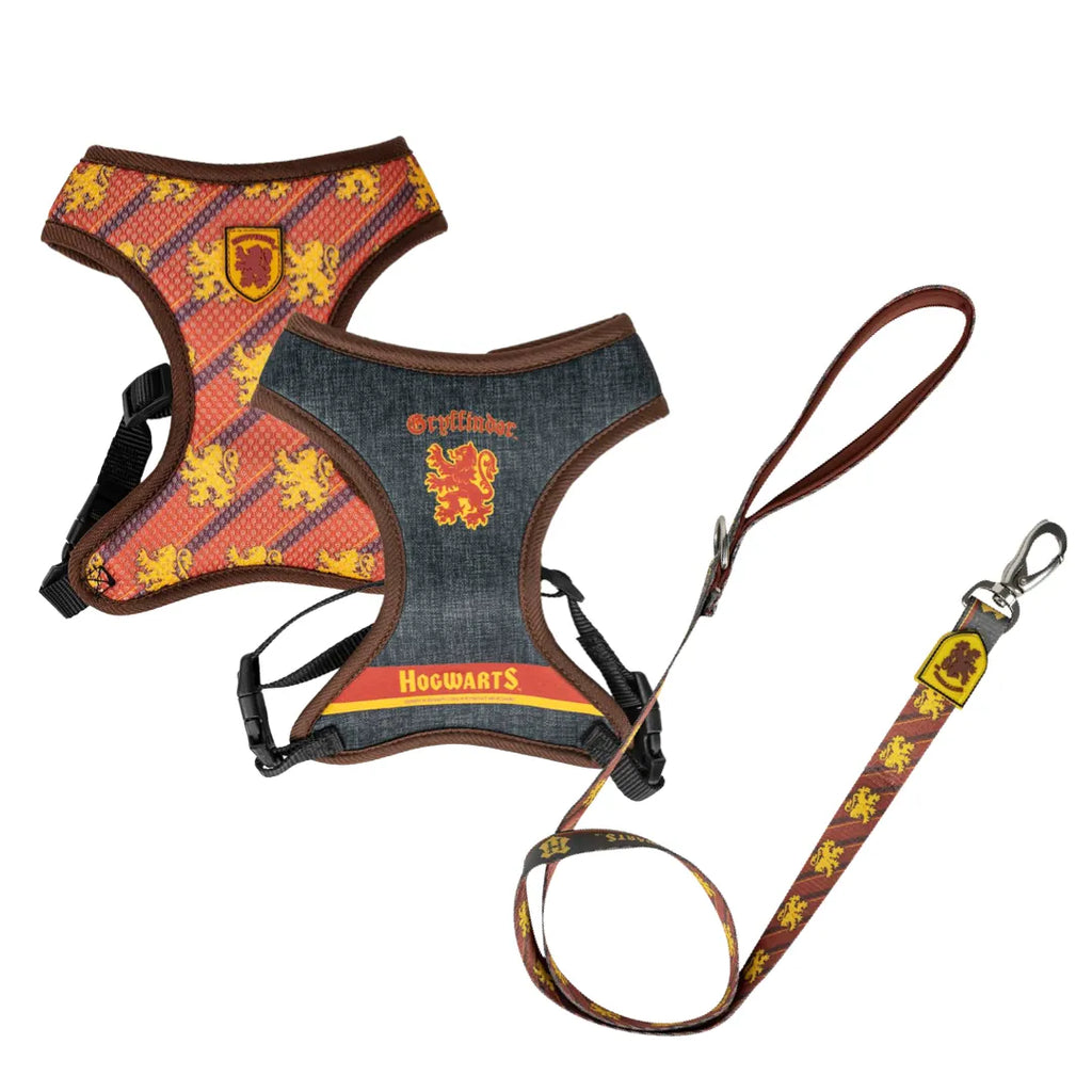 Confezione di pettorina e guinzaglio reversibili - Harry Potter